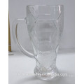 New design of football beer glass mug